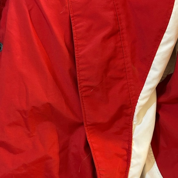 3 In 1 Columbia Red and White Hooded Jacket - Picture 15 of 16